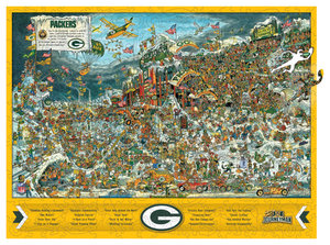 NFL Green Bay Packers Wooden Joe Journeyman Puzzle