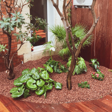 Aménagement d'un jardin extérieur en centre ville à Marseille