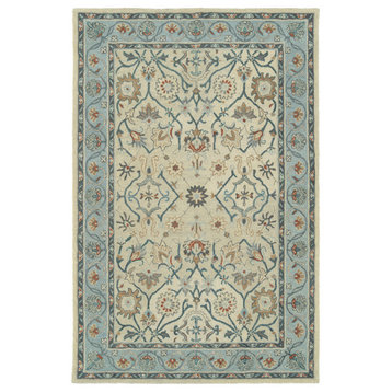 Kaleen Solomon Rug, Ivory, 8'x10'