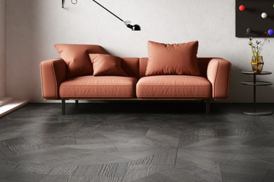 This is an example of a modern living room in Essex.