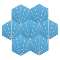 Moroccan Mosaic and Tile House - Menara Handmade Cement Tiles, Sample - Tile