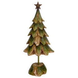 Holiday Accents And Figurines 10.5"H Christmas Tree Sculpture