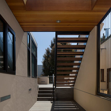 Outdoor Staircase with Ipe Treads