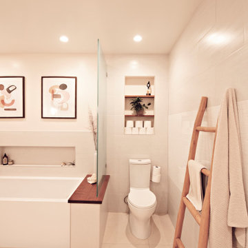 Modern Bamboo  Bathroom