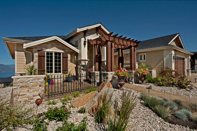 Large elegant front door photo in Other