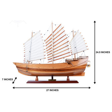 Chinese Junk Wooden model