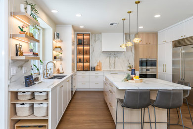Inspiration for a contemporary kitchen remodel in San Francisco