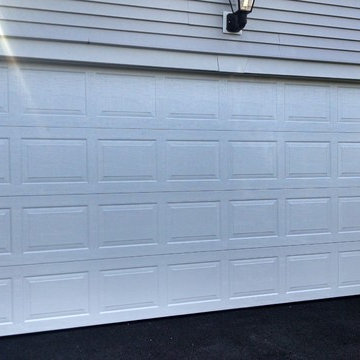 White Sectional Garage Door