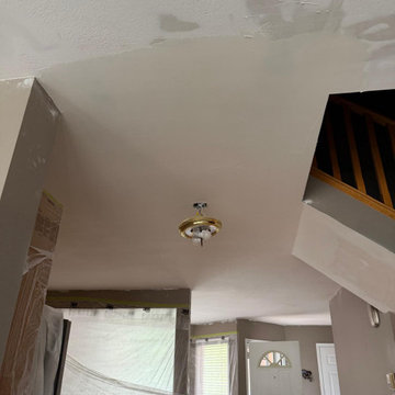 Popcorn Ceiling Removal, Level 5 Finishing and Drywall Patching