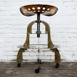 The Curved Tractor Seat - Bar Stools And Counter Stools