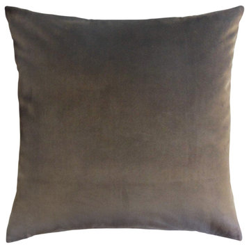 The Pillow Collection Brown Webster Throw Pillow, 20"