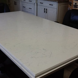 Pompeii Quartz White Lightning - Kitchen Countertops