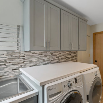 Excess Master Bedroom Space Converted to a Convenient Laundry Room