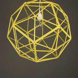 yellow bakey street orb - Pendant Lighting