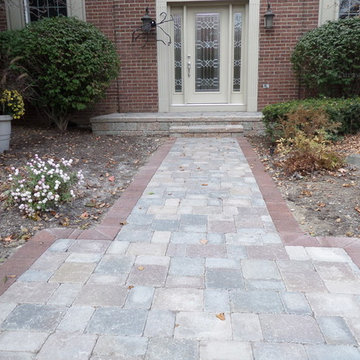 Unilock Brussels & Il Campo Paver Entryway with a Unilock Pisa Porch
