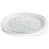 Reneta 11.5" Alabaster Glass Plates, Set of 6