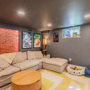 Sunnyside Eclectic Basement Remodel