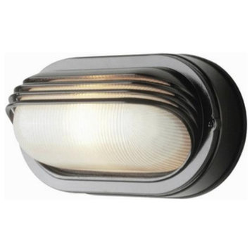Trans Globe 4123 BK The Standard - One Light Oval Bulkhead - Eye Lash
