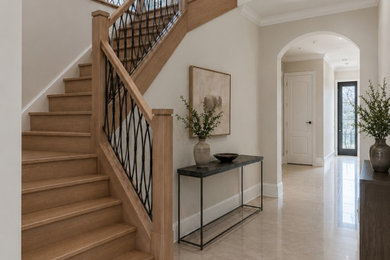 Staircase - transitional staircase idea in Toronto