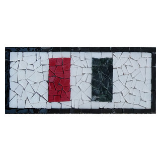 Ceramic Flags Handmade Mosaic - Customized Flag, 18