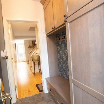 Transitional Light-Gray Kitchen Remodel | Shaker Cabinets