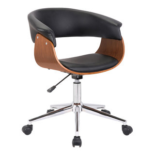 Office Star Economical Chair with Chrome Teardrop Footrest