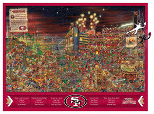 NFL San Francisco 49ers Wooden Joe Journeyman Puzzle