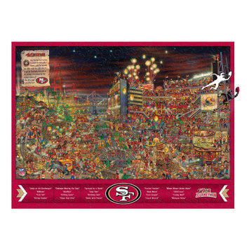 NFL San Francisco 49ers Wooden Joe Journeyman Puzzle