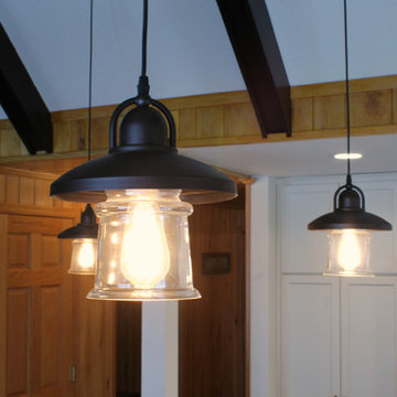 Turtle Lake Expanded Cabin Kitchen