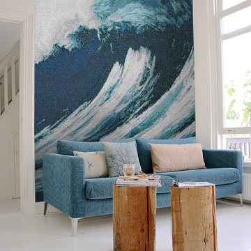 Surf Rush Blue | Glass Mosaic | PIXL Mist Collection`