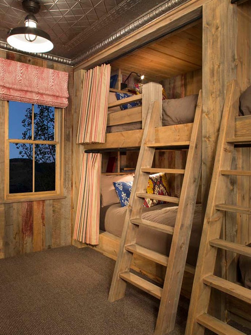 Rustic Bunk Bed Ideas, Pictures, Remodel and Decor