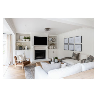 Vintage Eclectic Tudor - Transitional - Family Room - San Francisco ...