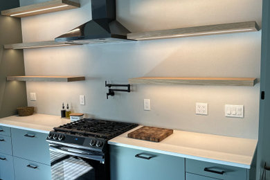 Kitchen - 1960s kitchen idea in Other