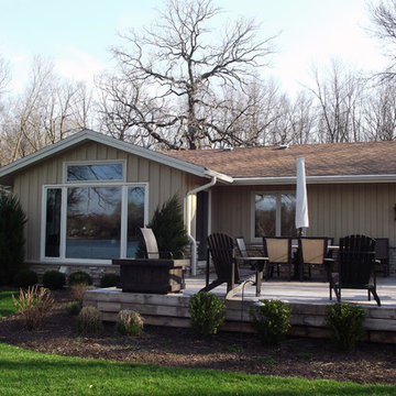 Rear Elevation, Center (before)