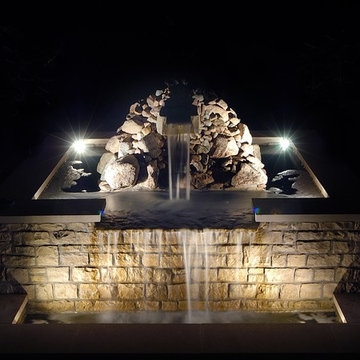 Indianapolis Outdoor Fountain Lighting