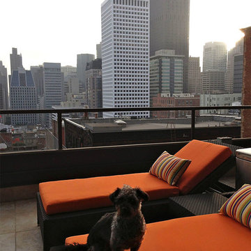 Dwight's Modern Custom Chaise Lounge Cushions