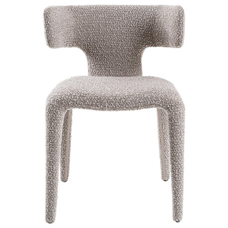 Modrest Saehee Modern Off-White Fabric Dining Chair