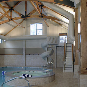 Family recreation building indoor pool