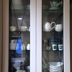 Custom Kitchen Cabinet Glass Inserts - Kitchen Cabinetry