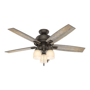 Hunter Fan Company Devon Park Onyx Bengal Ceiling With Hunter Fan Company Devon Park Onyx Bengal Ceiling With