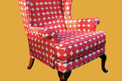 Skinny LaMinx fabric armchair