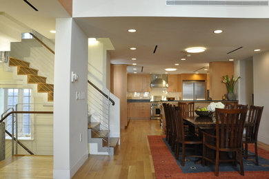 Inspiration for a contemporary kitchen remodel in New York