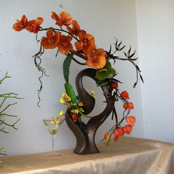 Modern Asian Ikebana " Explained" - Artificial Flower Arrangements