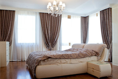 Design ideas for a bedroom in Moscow.