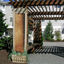 outdoor fountains and pools