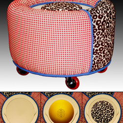 TrueBee&reg; Design - 'Hybrid' CROWN Storage Ottoman by TrueBee&reg; Design - Footstools And Ottomans