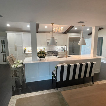 Hybrid Kitchen Remodel With New Quartz Countertops