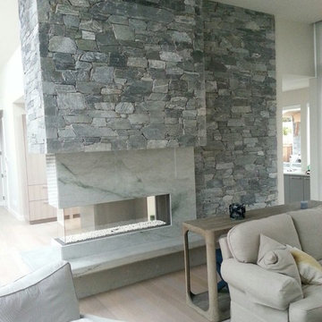 Surround for "See-Thru" Fireplace