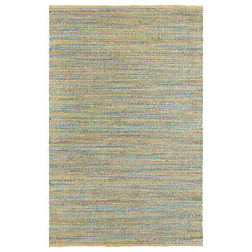 5' x 8' Multitoned Braided Jute Area Rug