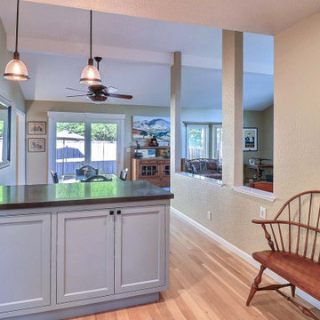 Two-Toned Walnut Kitchen